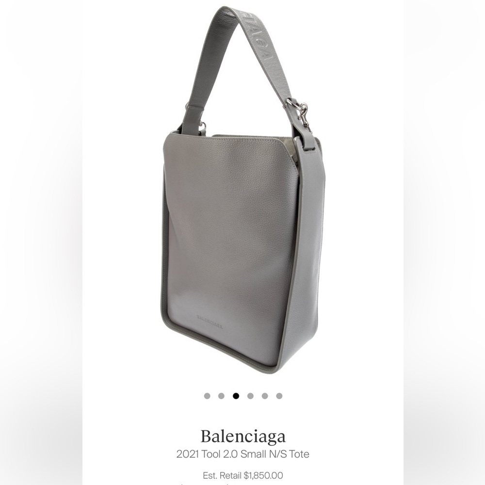 Balenciaga Gray Tote Bag